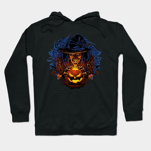 Halloween Wreath Hoodie by BER